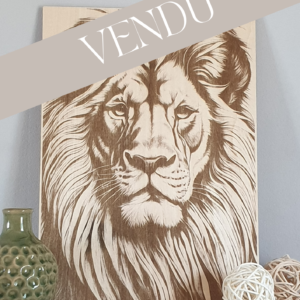 Portrait d'un roi lion