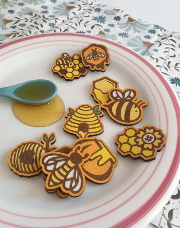 MAGNETS DE LA RUCHE ABEILLE EN TILLEUL