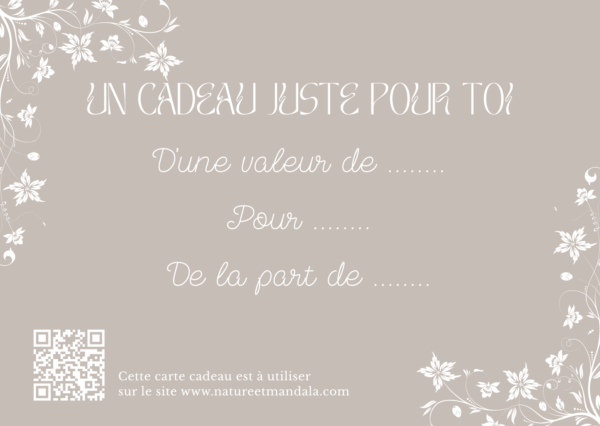 carte cadeau