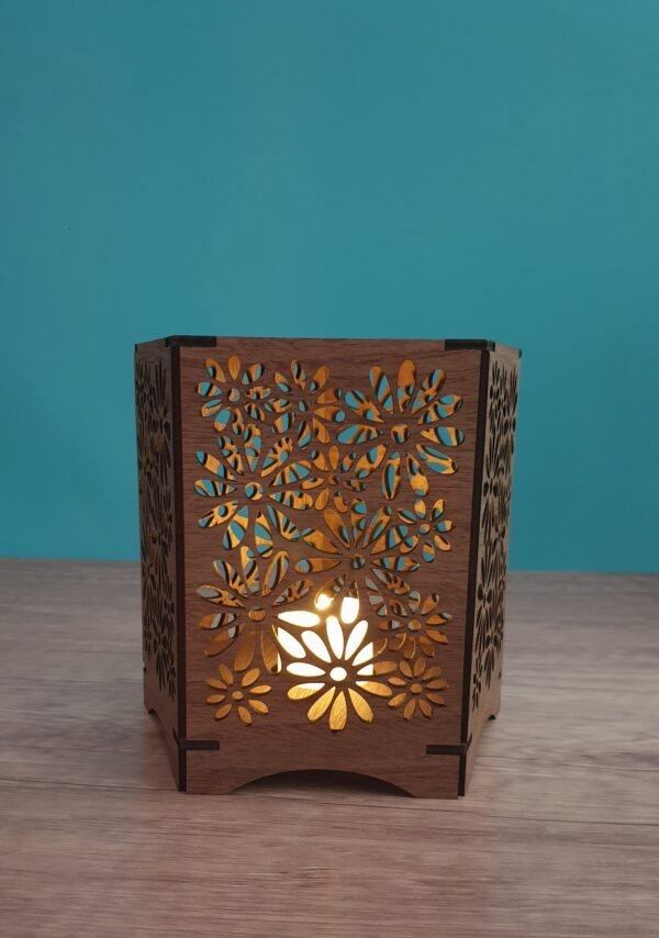 Photophore éclat floral 5 faces – Image 7